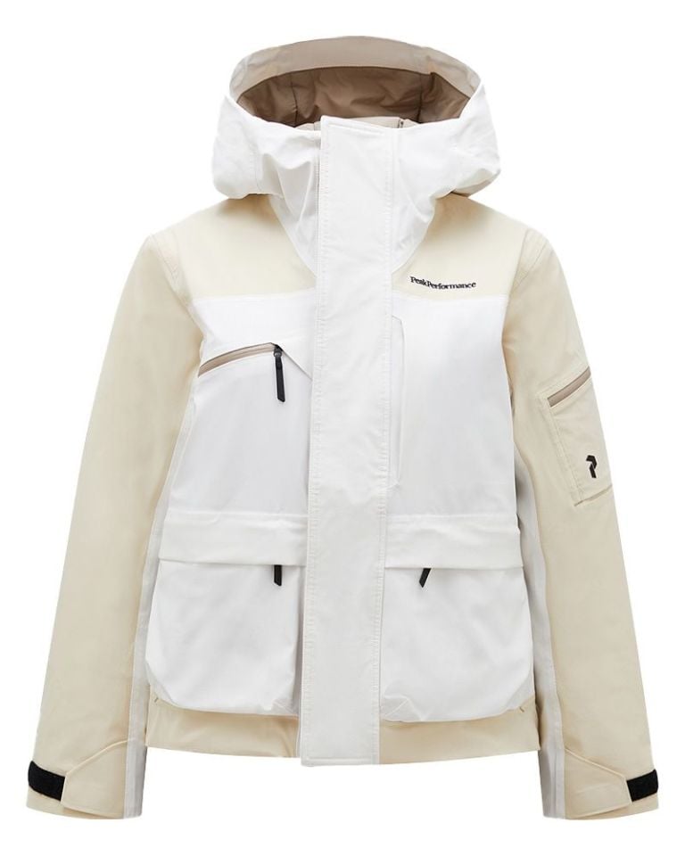 PEAK PERFORMANCE KADIN KAYAK CEKETİ W 2L Stretch Jacket SAND FOG-OFFWHITE - L