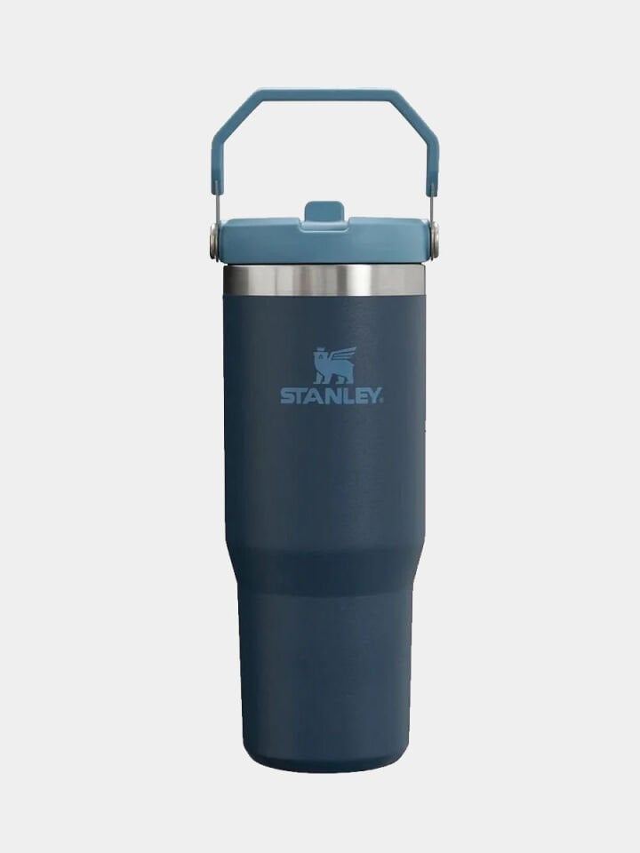 STANLEY 30OZ CLASSIC FLIP STRAW TUMB NAVY