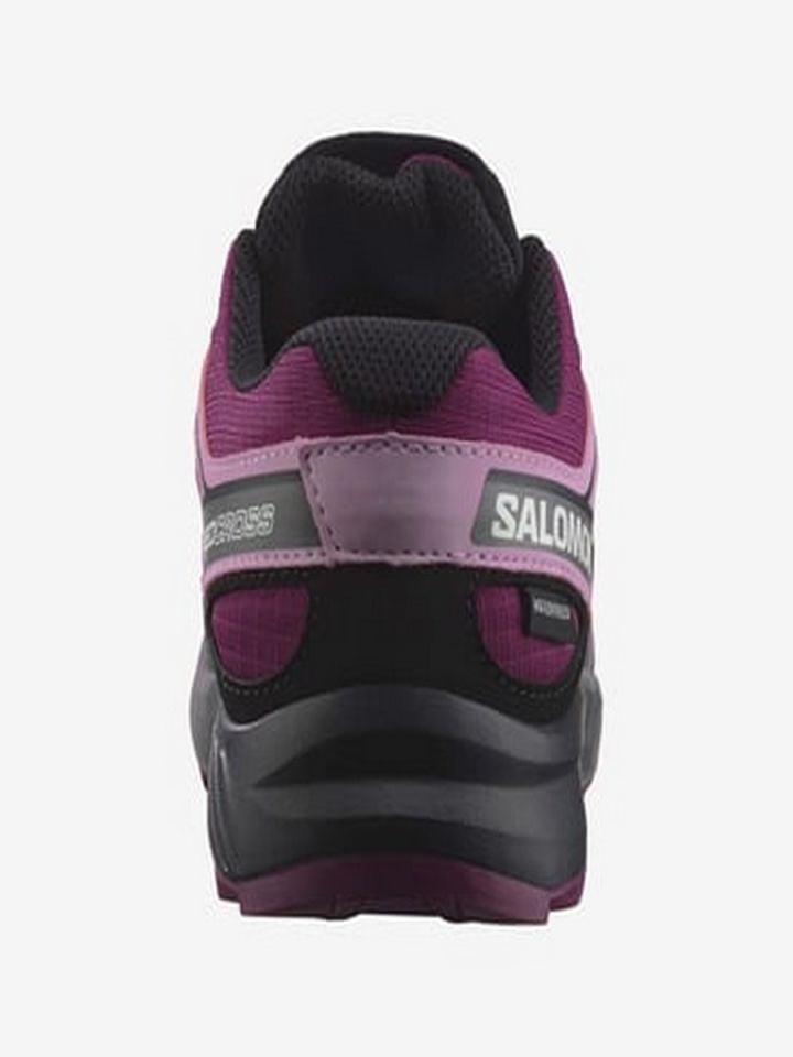 SALOMON ÇOCUK OUTDOOR AYAKKABI SPEEDCROSS CSWP J Plum Caspia-Orchid Bouquet-Black - 38