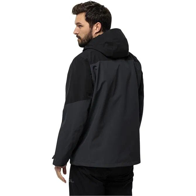 JACK WOLFSKIN ERKEK OUTDOOR CEKETİ GLAABACH 3IN1 JKT M BLACK - XXL