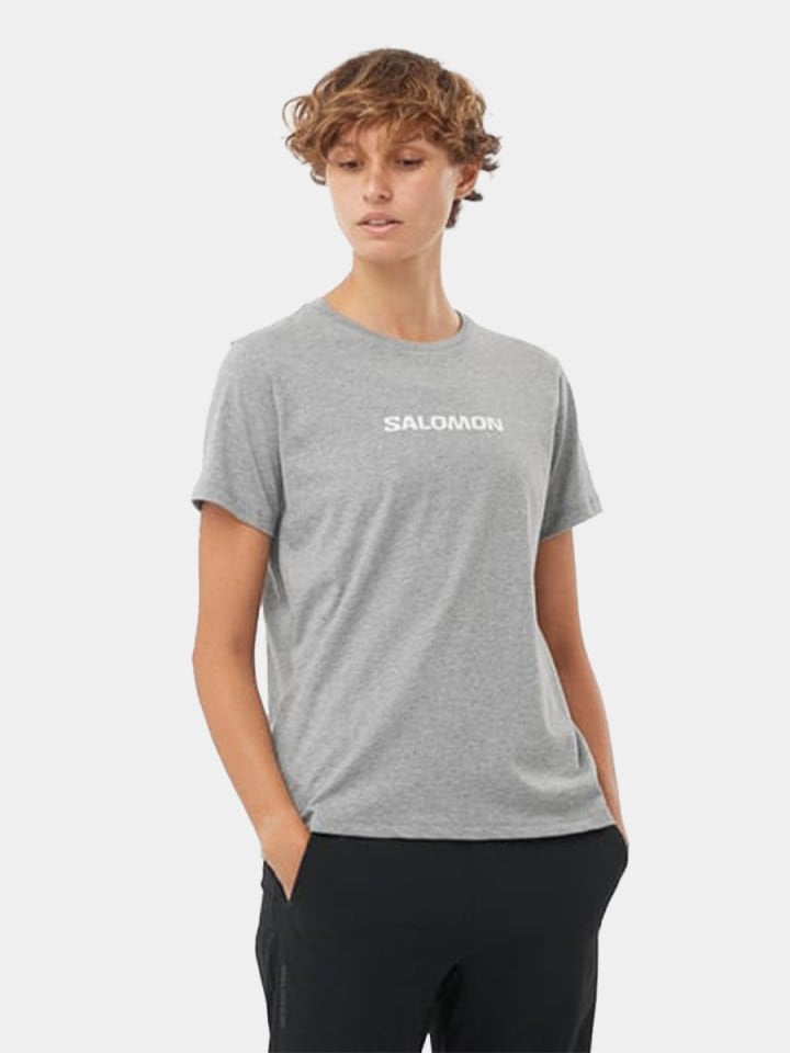 SALOMON Logo SS Tee Kadın Kısa Kollu T-Shirt