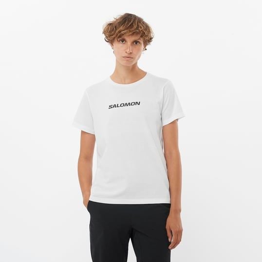 SALOMON Logo SS Tee Kadın Kısa Kollu T-Shirt