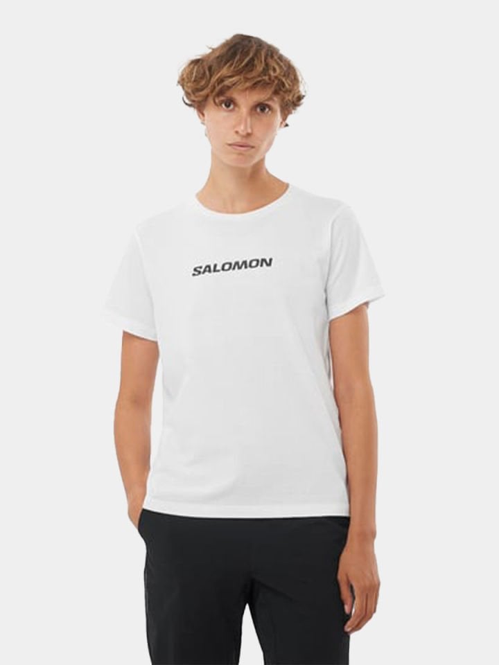 SALOMON Logo SS Tee Kadın Kısa Kollu T-Shirt