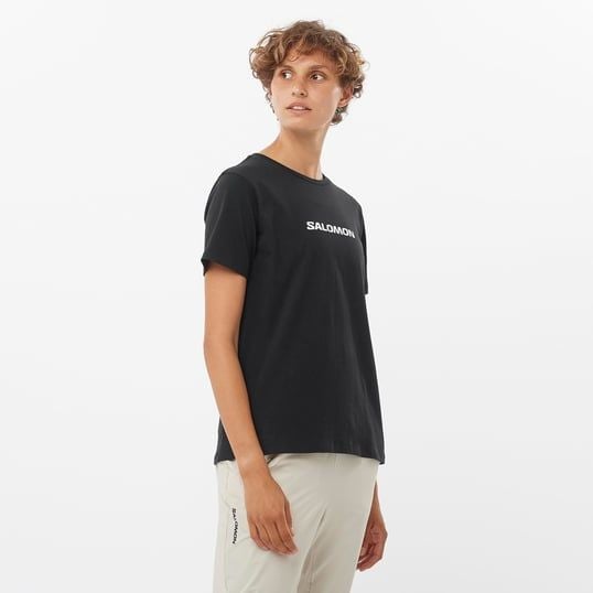 SALOMON Logo SS Tee Kadın Kısa Kollu T-Shirt