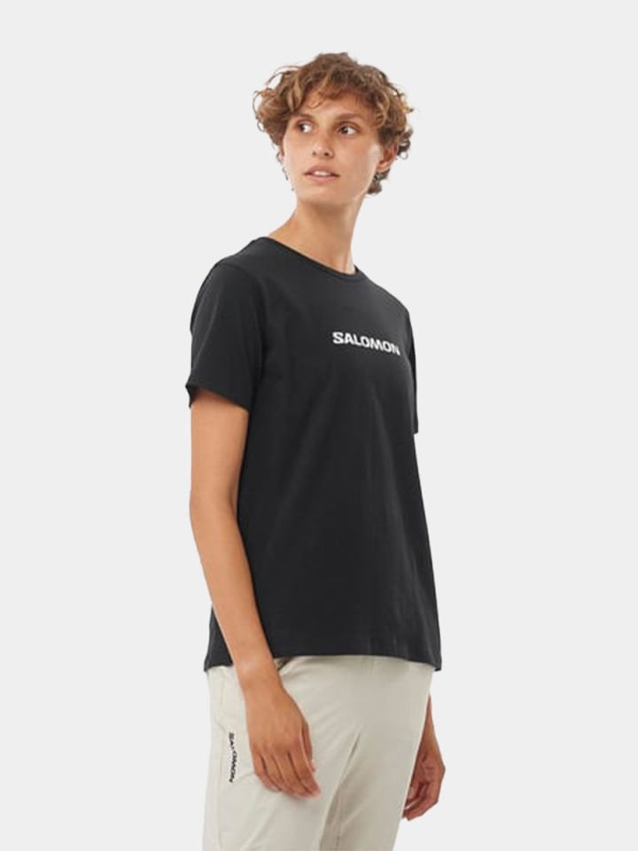 SALOMON Logo SS Tee Kadın Kısa Kollu T-Shirt