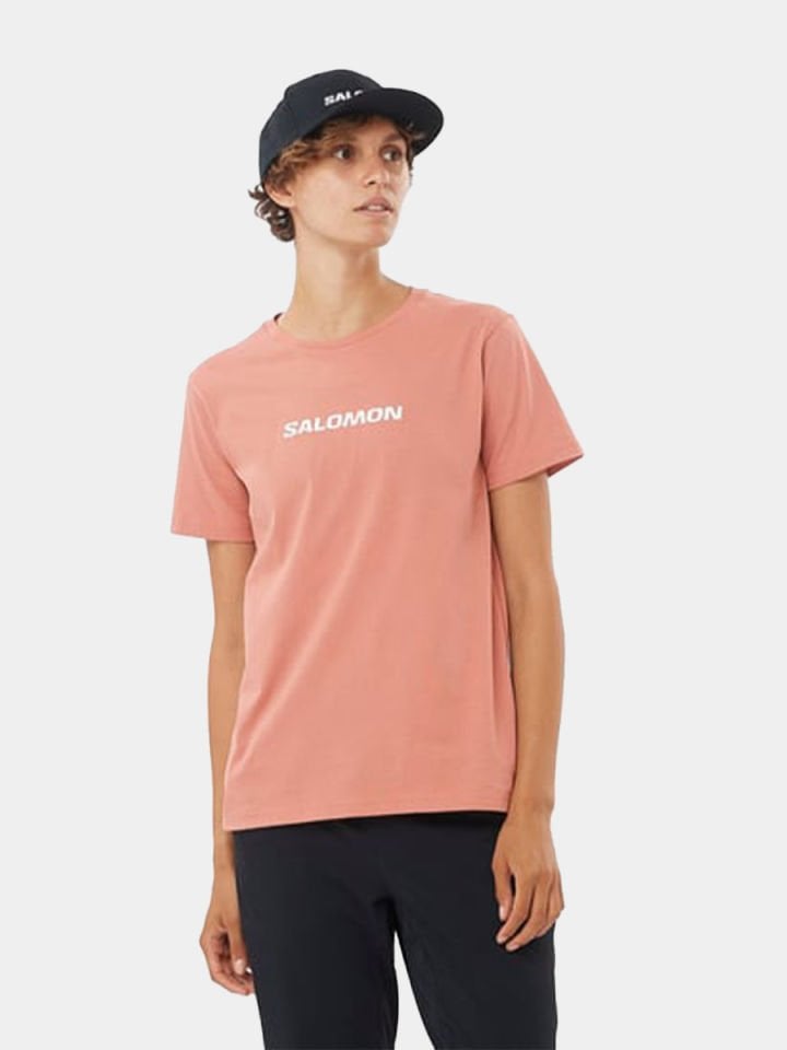 SALOMON Logo SS Tee Kadın Kısa Kollu T-Shirt