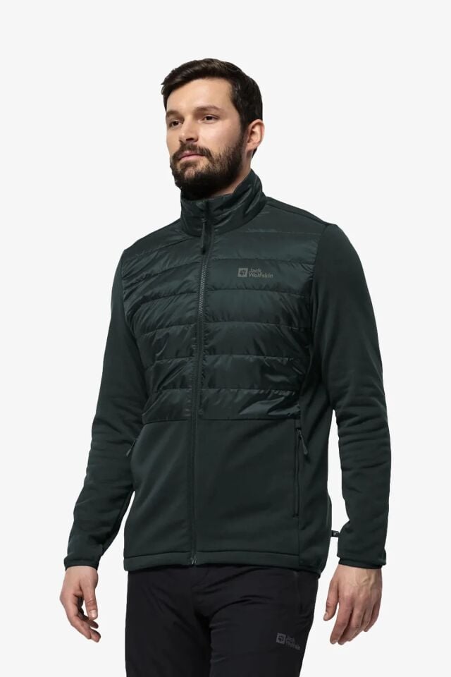 JACK WOLFSKIN ERKEK OUTDOOR CEKETİ LUNTAL 3IN1 JKT M hedge green - XXL