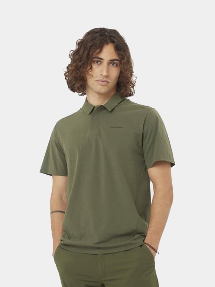 Salomon Trackline Polo Erkek Polo T-Shirt