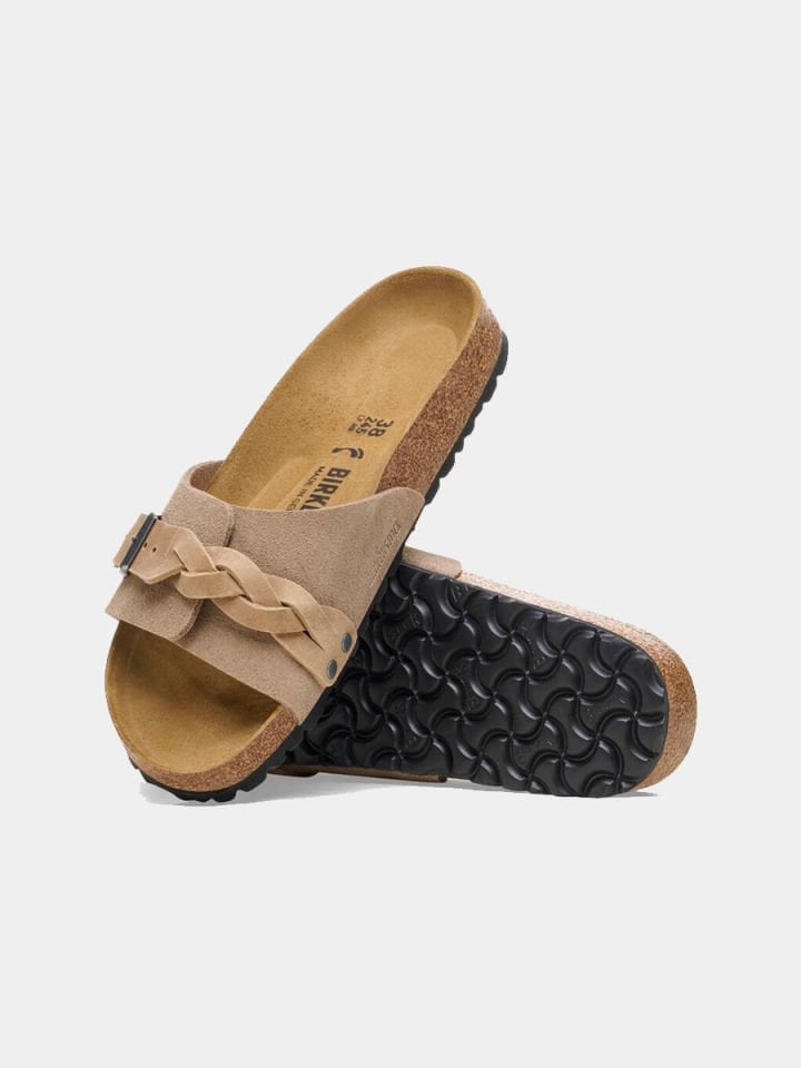 Birkenstock Oita Vl Leoi Braided Kadın Tek Bantlı Terlik