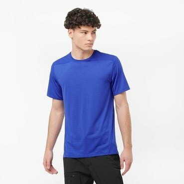 SALOMON ERKEK T-SHIRT OUTLINE SS TEE M Surf The Web - XL