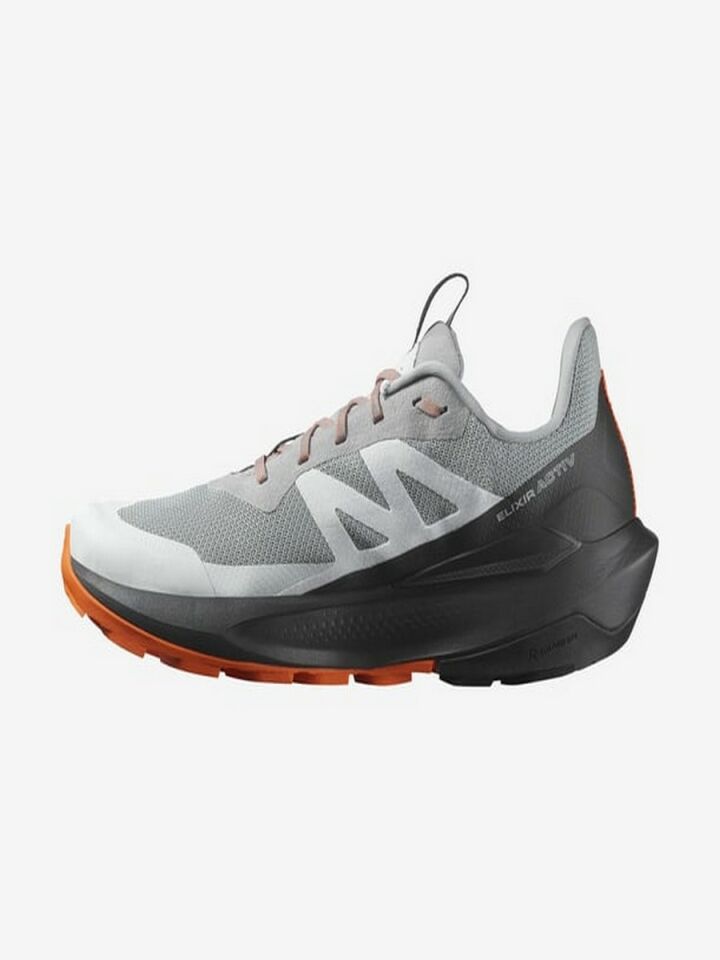 SALOMON Elixir Activ Gore-Tex Erkek Outdoor Ayakkabı Sharkskin/Phantom/Dragon Fire - 46