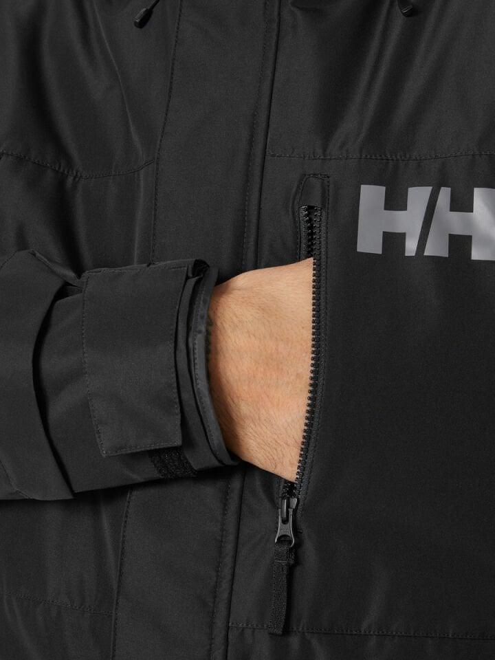 HELLY HANSEN ERKEK MONT HELLY HANSEN RIGGING COAT PALTO BLACK - XL