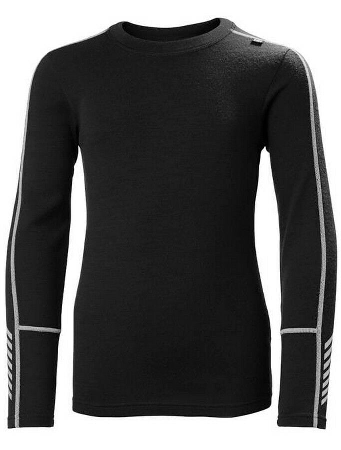 HELLY HANSEN ÇOCUK TERMAL İÇLİK HELLY HANSEN JR LIFA MERINO MIDWEIGHT SET BLACK - 176