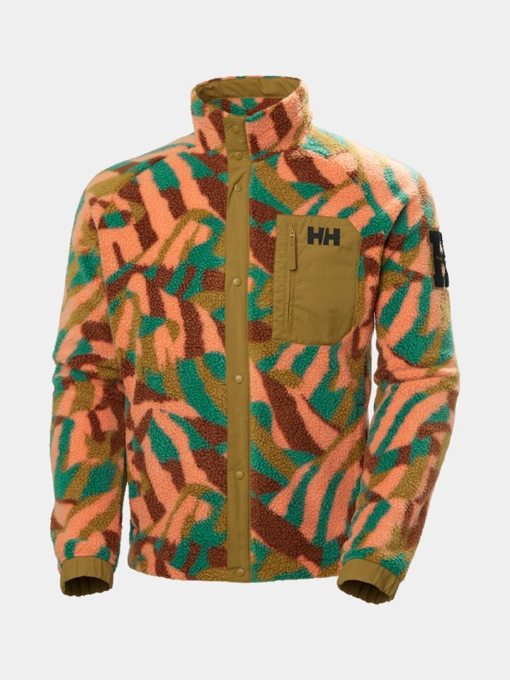 HELLY HANSEN Panorama Printed Pile Snap Erkek Polar Mont