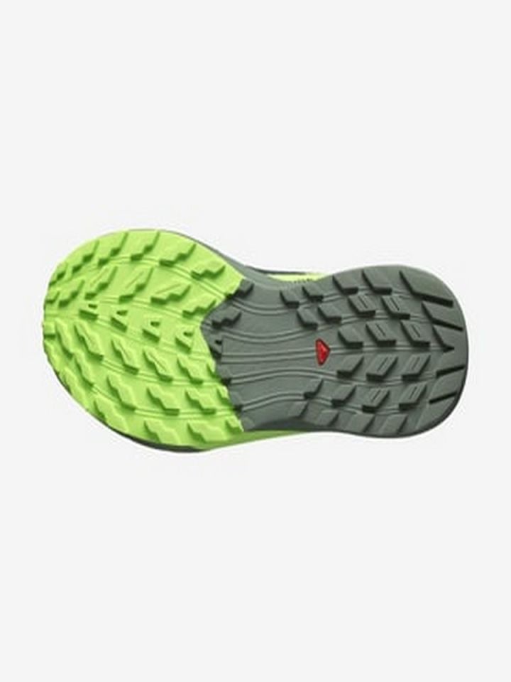 SALOMON ERKEK PATİKA KOŞUSU AYAKKABISI SENSE RIDE 5 Black-Laurel Wreath-Green Gecko - 9.5