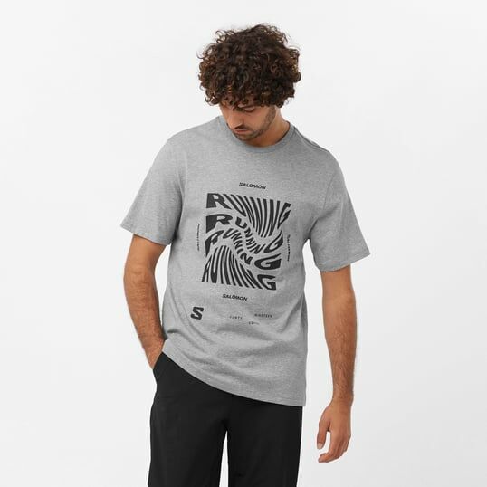 SALOMON Running Graphic SS Tee Erkek Kısa Kollu T-Shirt