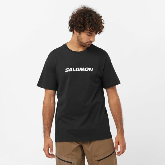 SALOMON Sal Logo Performance SS Tee Erkek Kısa Kollu T-Shirt