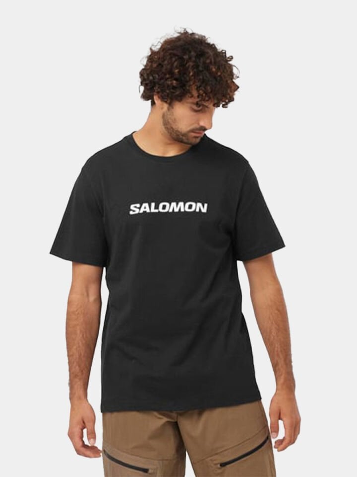 SALOMON Sal Logo Performance SS Tee Erkek Kısa Kollu T-Shirt