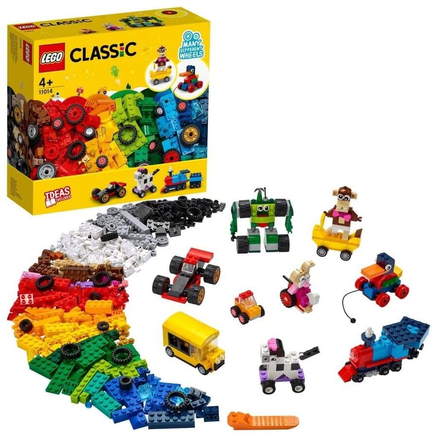 11014 LEGO Classic Yapım Parçaları ve Tekerlekler 8 (+4 )