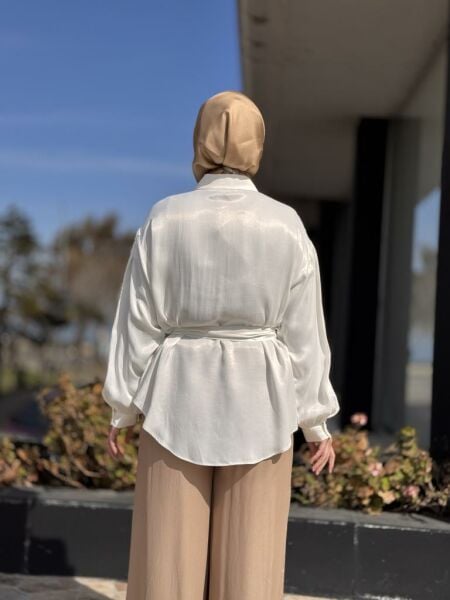 Almarwah Yarım Fermuarlı Viscon Tunik 102206