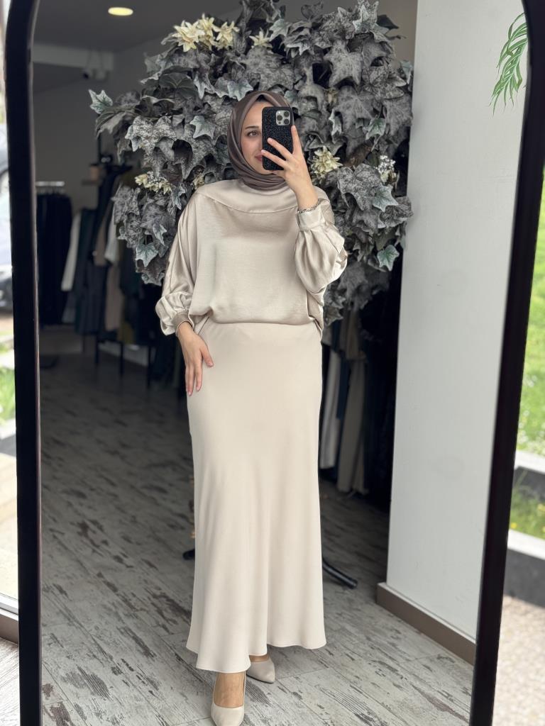 QooQ Store Sandy Bluz Etek Takım 25SS224