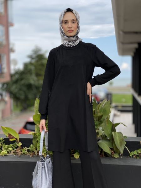 Misswhence Süet Tunik 34001