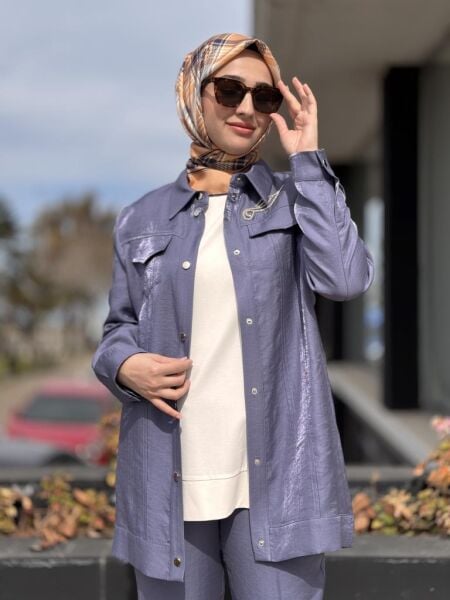 Qupra Ceket Tunik Pantolon 3 lü Takım WAB82005