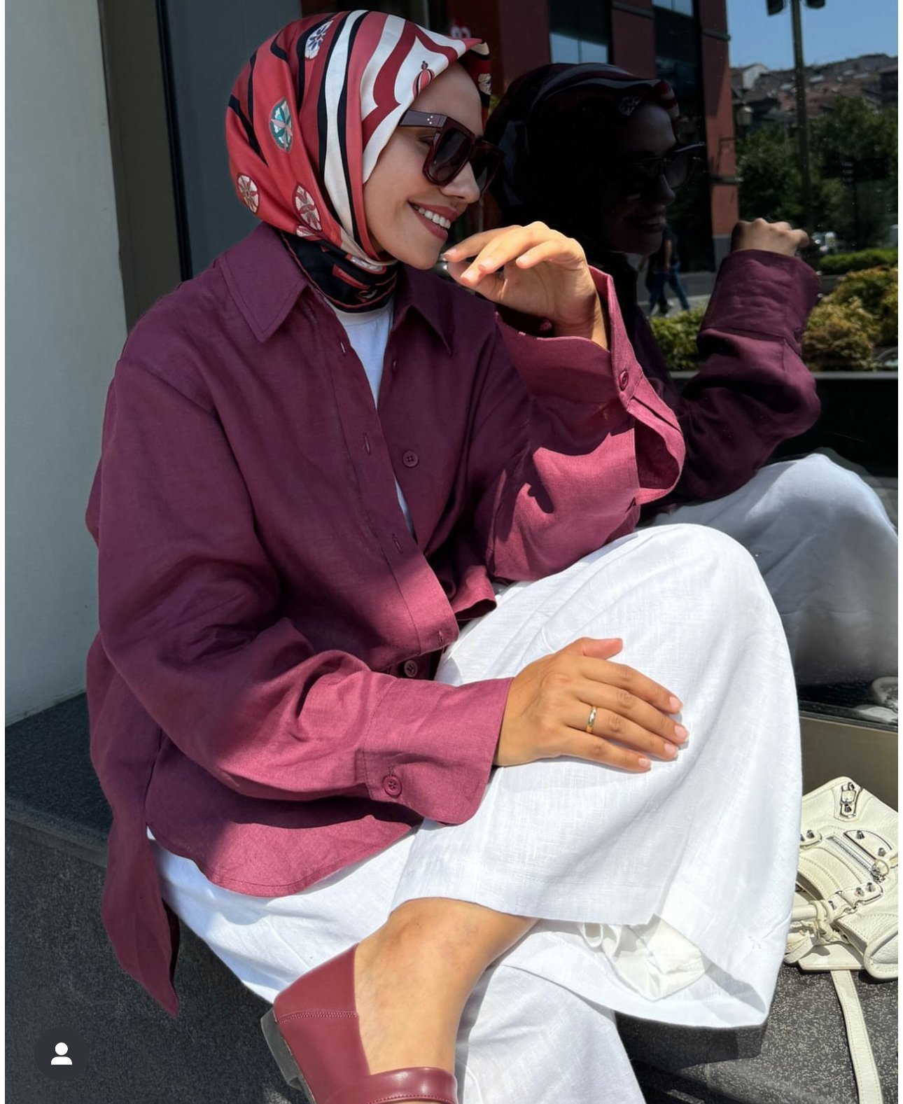 QOOQ Keten Gömlek 24SS281