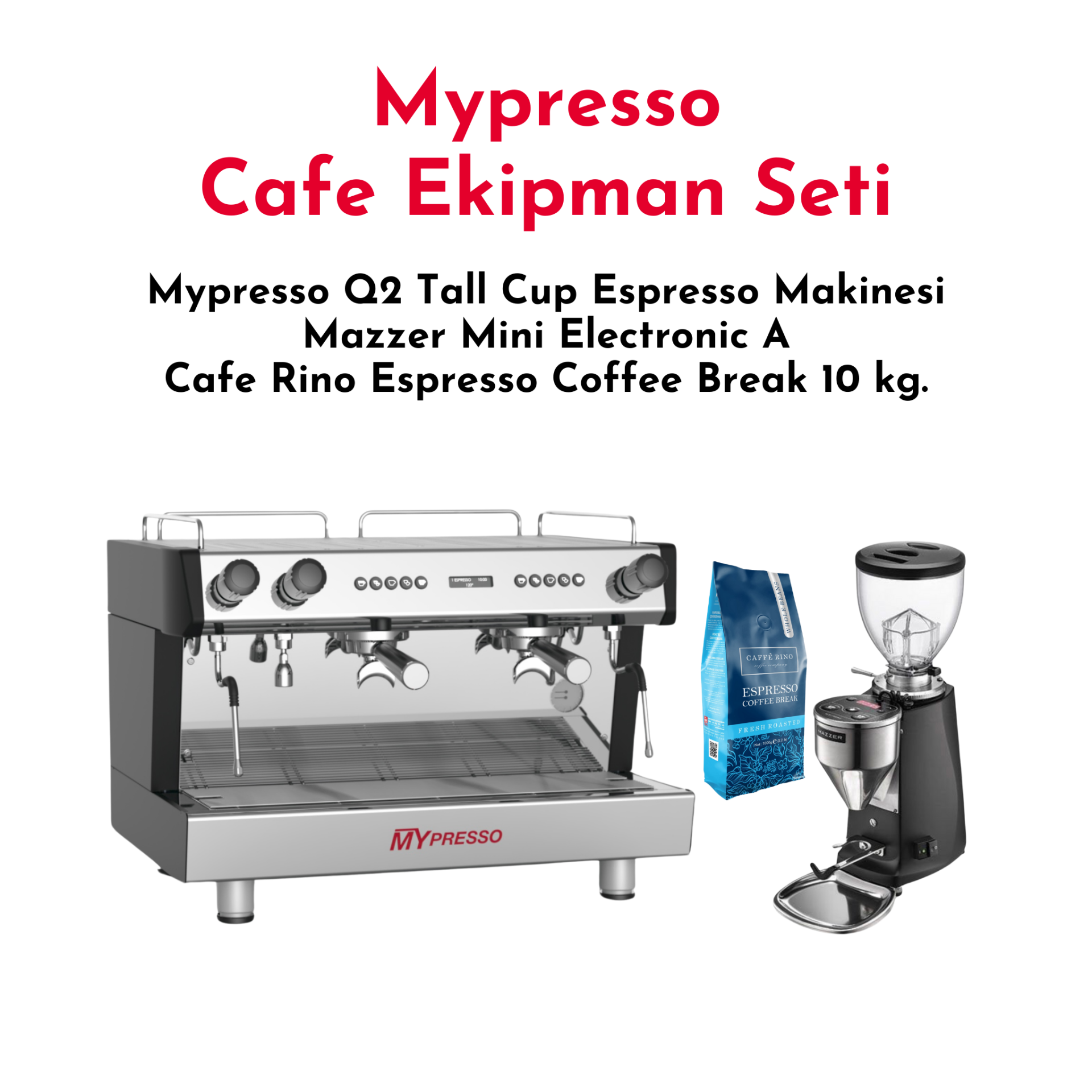 Mypresso Q2 Tc Cafe Ekipman Seti