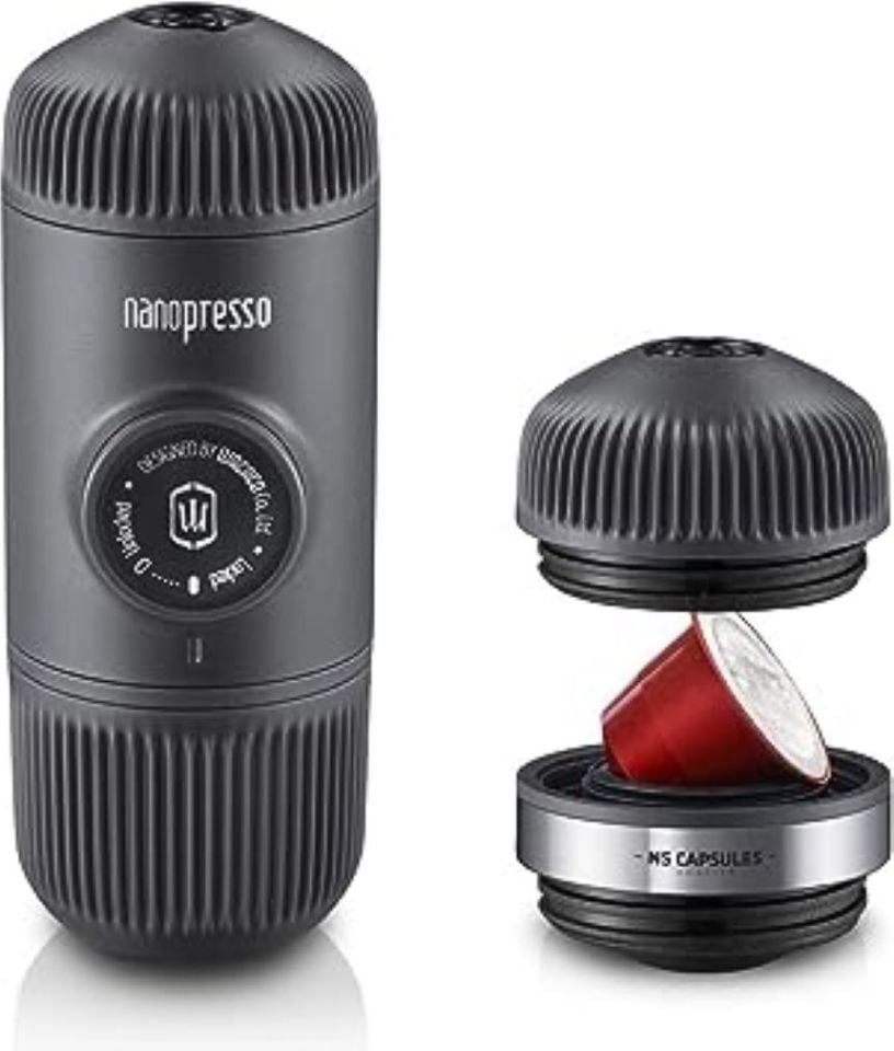 Wacaco Nanopresso Gri + Ns Adaptör + Chroma Coffee Kapsül Kahve Seti