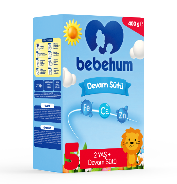 Bebehum 5 Devam Sütü 400 gr 2 Yaş+