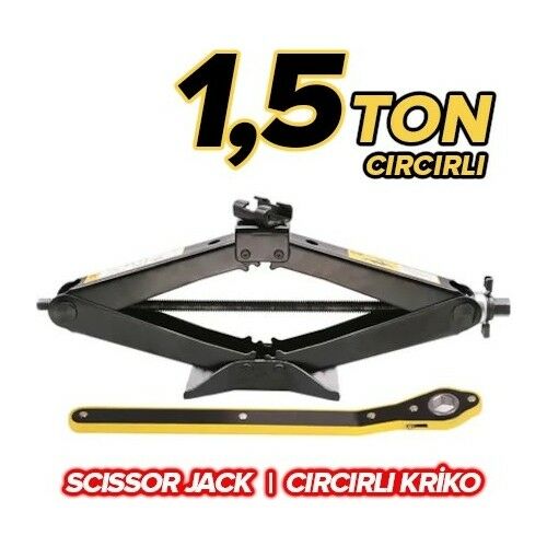 Scissor Jack 1.5 Ton Makaslı Mekanik Kriko