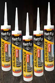 Hatfix Silikonize Beyaz Mastik 450GR