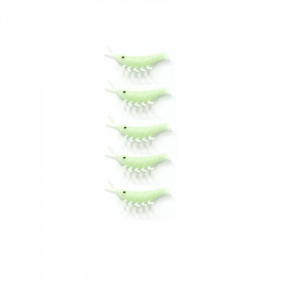Captain 3051 Silikon Karides 3.5cm Suni Yem 5li Paket