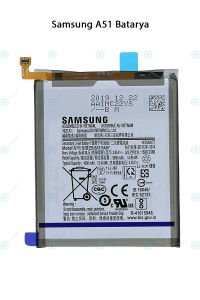 Samsung A51 Telefonlarla Uyumlu Batarya 4000 mAh