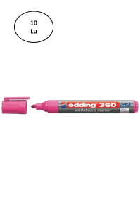 Edding Beyaz Tahta Kalemi Pembe (E-360) ED36009 10'lu