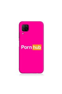 Huawei P9 Lite Uyumlu Pornhub Baskılı Telefon Kılıfı Pembe