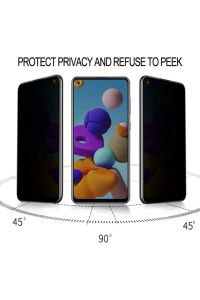 Samsung A21s Uyumlu Hayalet Ekran Gizli Tam Kaplayan Kırılmaz Cam Seramik Ekran Koruyucu Film