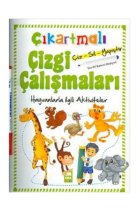 Çıkartmalı Çizgi Çalışmaları - Hayvanlar