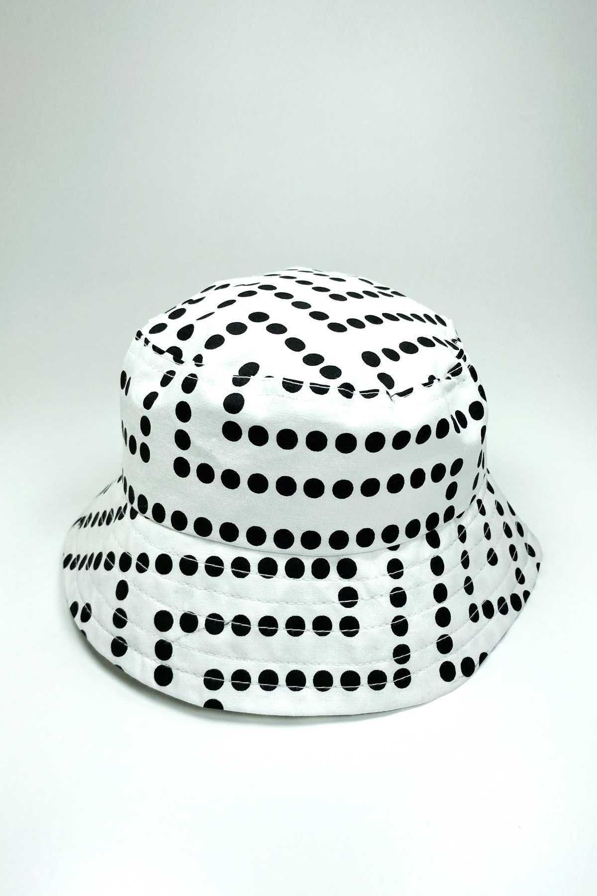 Unisex Kova Şapka Balıkçı Şapka Bucket Hat Desen 6