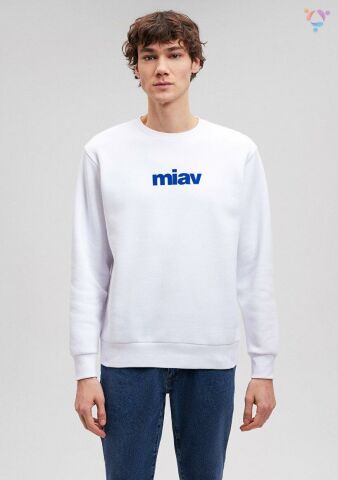 MAVİ ERKEK MİAV BASKILI SWEATSHIRT Beyaz 0610925-620