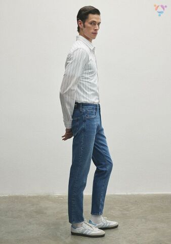 MAVİ ERKEK LONDON Mid Brushed Classic Denim 0010172-85902