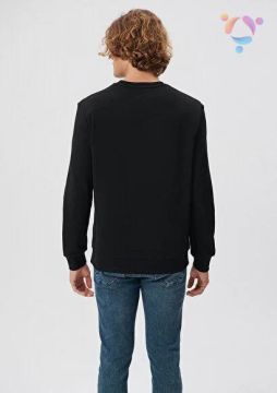 MAVİ ERKEK MAVİ BLACK SWEATSHIRT Siyah 0S10017-900