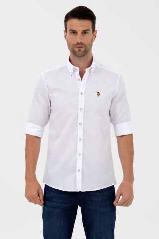 U.S. POLO ASSN. ERKEK DOKUMA GOMLEK G081SZ004-1571045