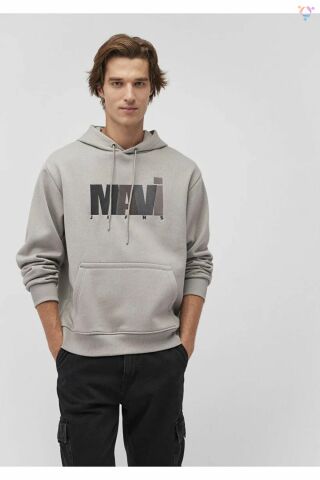 MAVİ ERKEK MAVİ BASKILI SWEATSHIRT Mineral Gri 0S10199-70093