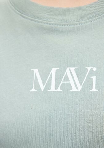 MAVİ KADIN MAVİ LOGO TSHIRT Küf Yeşili 1611593-71787