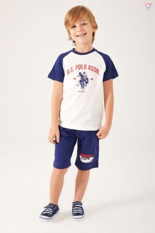 U.S. POLO ASSN. ERKEK ÇOCUK BERMUDA TAKIM US1335-4