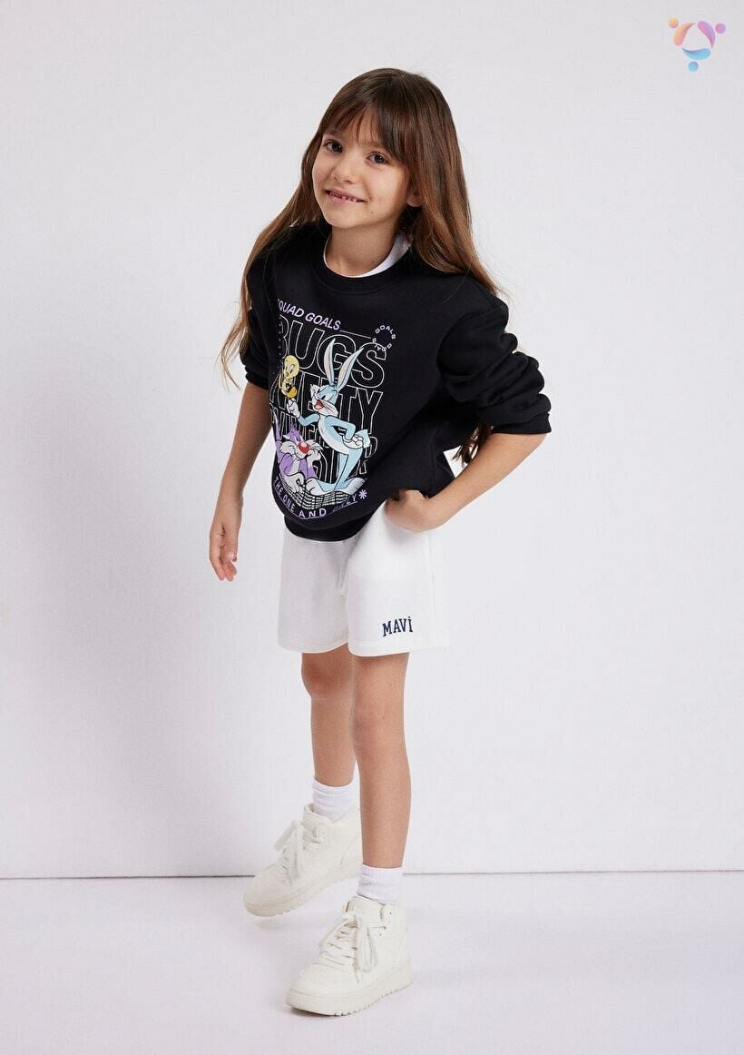 MAVİ ÇOCUK BUGS BUNNY BASKILI SWEATSHIRT Siyah 7S10034-900