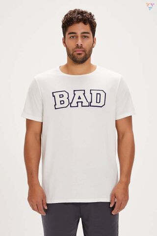 BAD BEAR ERKEK FELT T-SHIRT 24.01.07.036