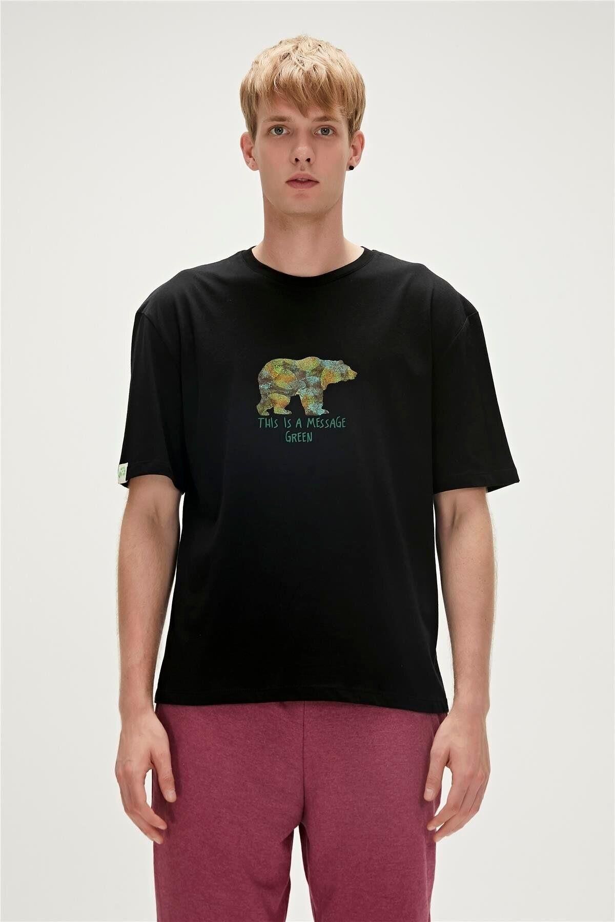 BAD BEAR ERKEK RE-FINGER T-SHIRT 23.01.07.007